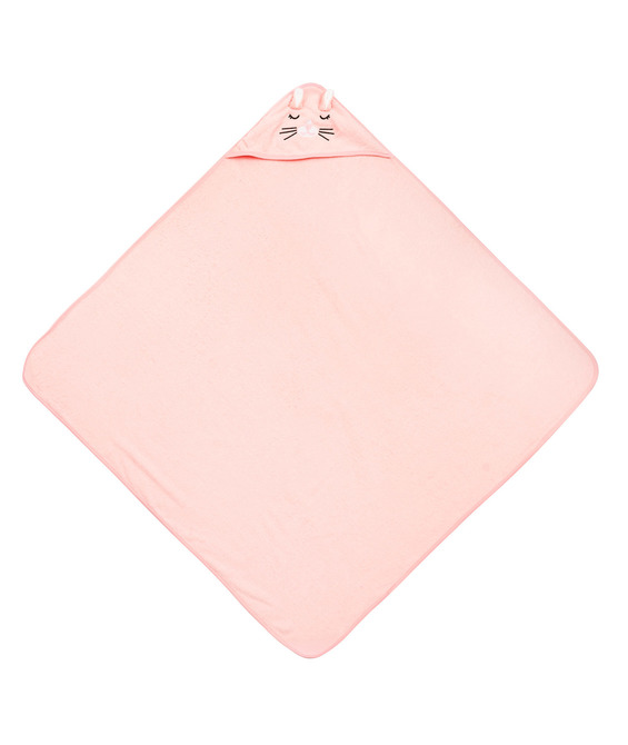 BATHFRIENDS BATH COVER 100x100 RABBIT PINK