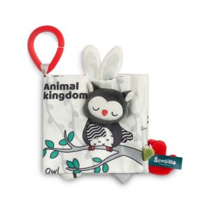 BLACK&WHITE TEXTILE BOOK OWL