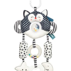 BLACK&WHITE TRAVEL TOY KITTEN