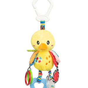 COLORFUL TRAVEL RATTLE DUCK