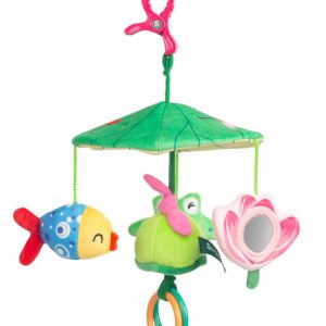 COLORFUL STROLLER CAROUSEL FROG