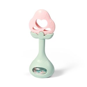 499/03 EDUCATIONAL TEETHER WITH RATTLE STRAWBERRY