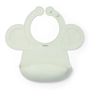 1639/03 SILICONE BIB ADJUSTABLE FASTENING GREEN