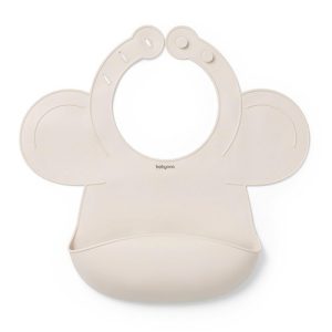 1639/04 SILICONE BIB ADJUSTABLE FASTENING BEIGE
