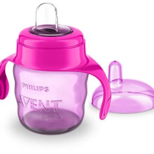 SCF551/03 CUP WITH MOUTHPIECE 200 ML 6+ PINK *