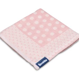 Bamboo and cotton diaper – pink dots
