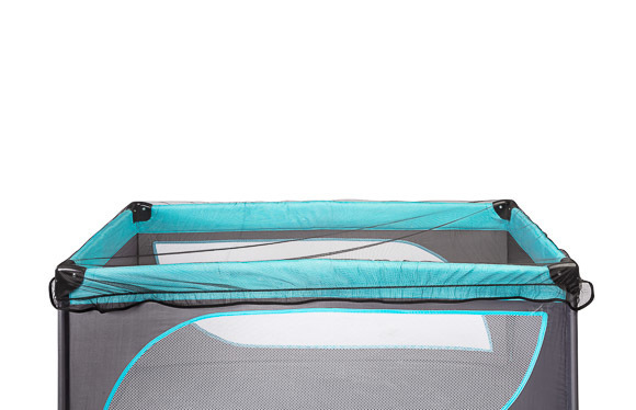 Black mosquito net for playpens and travel cots