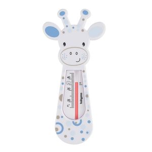 776/03 BATH THERMOMETER GIRAFFE WHITE-BLUE BabyOno