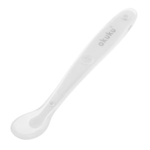 A0417 Silicone spoon white