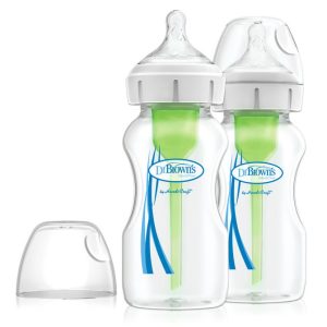 WB92600 9 oz/270 ml PP Wide-Neck Options+ Bottle, 2-Pack