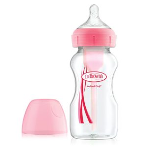 WB91601 oz/270 ml PP Wide-Neck Options+ Bottle, PINK, 1-Pack