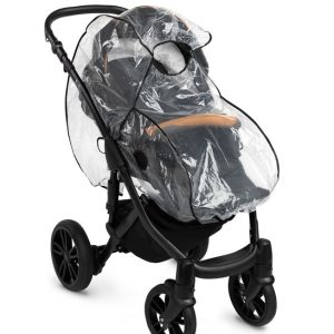 Rain cover for strollers with split handles