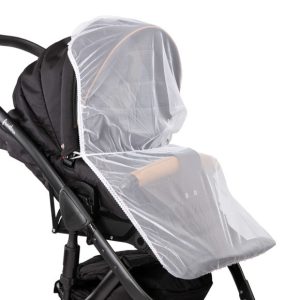 Universal white mosquito net for strollers