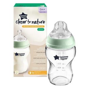 224385 GLASS BOTTLE 250ML Tommee Tippee