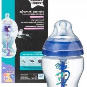 225788 BOTTLE 340 ML. Anti-colic BOY ADVANCE Tommee Tippee