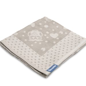 Bamboo and cotton diaper – latte owls