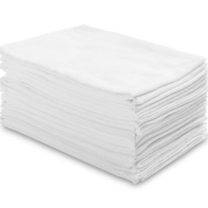 Flannel diapers – white 70x80