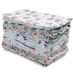 Flannel diapers – overprinted 70x80