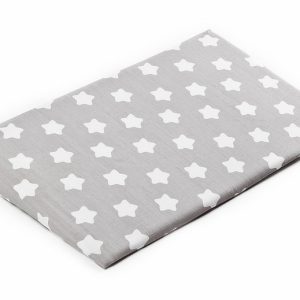 38×60 Wedge Pillowcases – stars grey