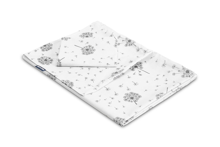 2-pieces 100×135 cm Bed SHEETS – dandelion white