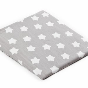 38×30 Wedge Pillowcases – stars grey