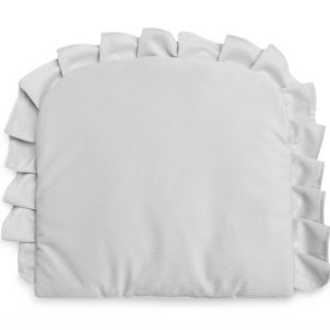 Pillow With a Frill – Velvet grey