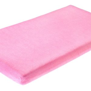 Frotte bed sheet with elastic band – pink 120x60