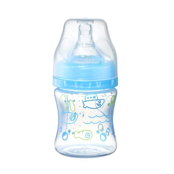 402/03 WIDE ANTI-COLIC BOTTLE 120ML BLUE BabyOno