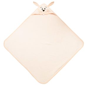 WATERFRIENDS BATH COVER 100x100 RABBIT PINK