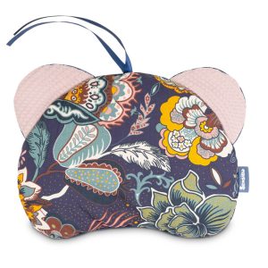 Pushchair pillow Bear – Waffle boho dusty rose
