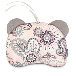 Pushchair pillow Bear – Waffle India graphite