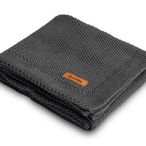 Knitted Blanket – graphite