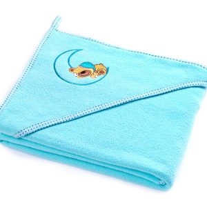 Bear soft bath towel – turquoise