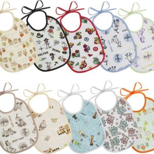 A1661 Tie bib with, waterproof layer (18 x 19 cm)