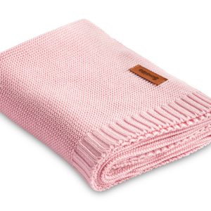 Bamboo and cotton blanket – pink