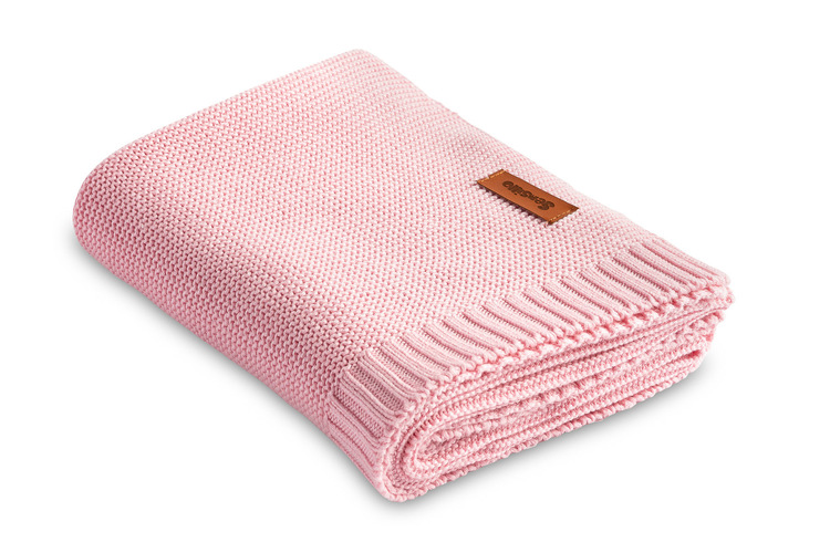 Bamboo and cotton blanket – pink
