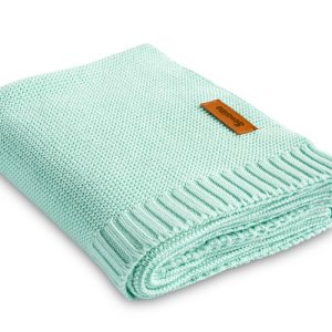 Bamboo and cotton blanket – mint