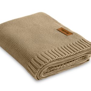 Bamboo and cotton blanket – beige