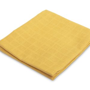 Muslin diaper 70x80 - smooth mustard