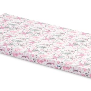 COT INSERT - BIRDS PINK 120 X 60