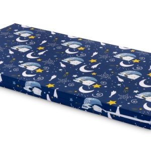 Cot Insert – navy blue bear