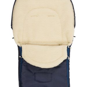 Romper Bag for Pushchair– navy blue wool (95x40)