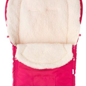Romper Bag for Pushchair– raspberry wool (95x40)