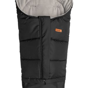 Combi 3in1 Romper Bag – black/grey polar fleece